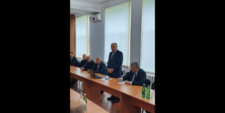 Ucar rayonunda ağsaqqallarla görüş keçirilib