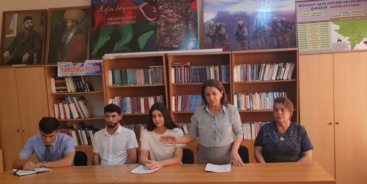 Ucar Rayon İcra Hakimiyyətinin təşkilatçılığı ilə Mərkəzi Aran Regional Mədəniyyət İdarəsinin Ucar Rayon Mərkəzləşdirilmiş Kitabxana Sisteminin inzibati binasında "Çətin həyat şəraitinə düşmə riski olan ailələrdə böyüyən uşaqlarla aparılan işin təkmilləşdirilməsi" mövzusunda maarifləndirici tədbir keçirilib
