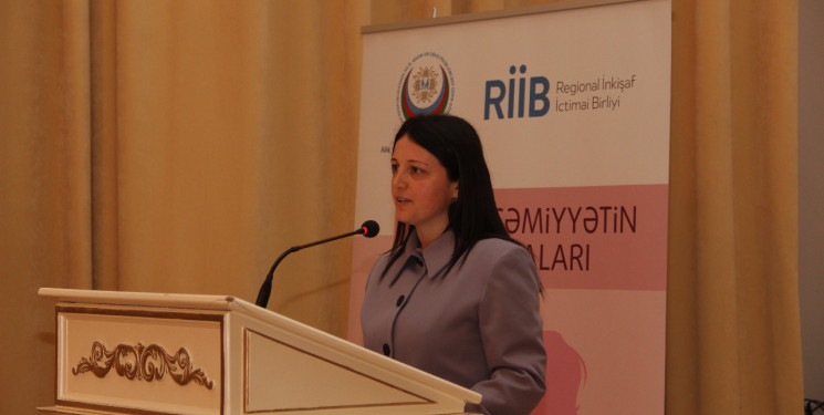 Ucar rayonunda Ailə, Qadın və Uşaq Problemləri üzrə Dövlət Komitəsi və Regional İnkişaf İctimai Birliyinin birgə əməkdaşlığı ilə “Güclü cəmiyyətin zərif simaları” layihəsi çərçivəsində görüş keçirildi