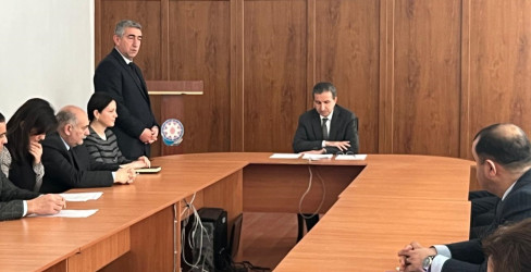 Ucar rayonunda 20 Yanvar faciəsinin otuz altıncı ildönümü ilə bağlı dəyirmi masa keçirildi