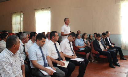 Ucar rayon İcra Hakimiyyəti Başçısı Mənsur Məmmədovun 10 sentyabr 2025-ci il tarixində Əlikənd kəndində səyyarı qəbulu keçirilib