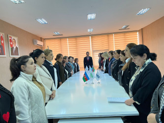 Ucar rayonunda “Konstitusiya və Suverenlik İli”çərçivəsində “Ümummilli Lider Heydər Əliyev müstəqil Azərbaycan Konstitusiyasının müəllifidir” mövzusunda tədbir keçirilib