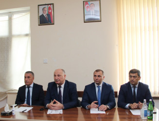 Ucar rayon İcra Hakimiyyəti Başçısı Mənsur Məmmədovun 14 may 2025-ci il tarixdə Xələc kəndində səyarı qəbulu keçirilmişdir