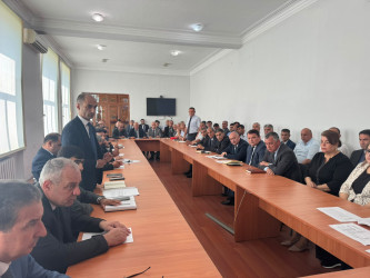 Ucar rayonunda Azərbaycan Respublikasında 2026-cı ilin "Şəhərsalma və Memarlıq İli" elan edilməsi ilə bağlı təsdiq edilmiş Tədbirlər Planına əsasən şəhərsalma və memarlıq sahəsində növbəti ictimai maarifləndirmə tədbiri keçirildi