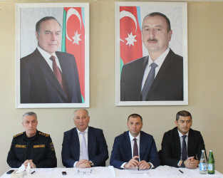 Ucar rayon İcra Hakimiyyəti Başçısı Mənsur Məmmədov 20 may 2026-cı il tarixdə Lək kəndində səyyar qəbul keçirib