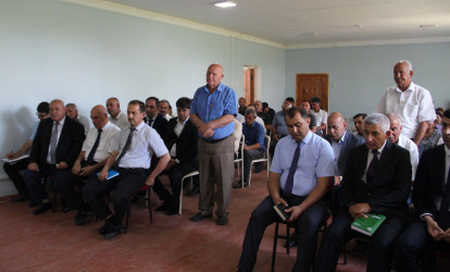 Ucar rayon İcra Hakimiyyəti Başçısı Mənsur Məmmədov 25 iyun 2025-ci il tarixdə Yuxarı Şilyan kəndində səyyar qəbul keçirib