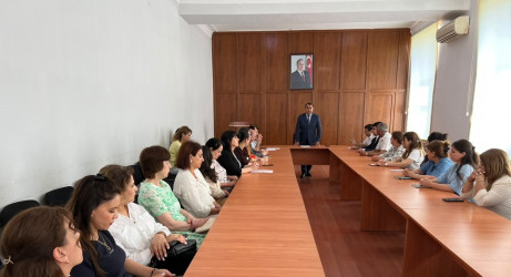 Ucar Rayon İcra Hakimiyyətində “İnsan Hüquqları Aylığı” çərçivəsində tədbir keçirilmişdir