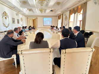 Ucar Rayon Heydər Əliyev Mərkəzində Korrupsiyaya qarşı mübarizənin gücləndirilməsinə dair 2022─2026-cı illər üçün Milli Fəaliyyət Planı” üzrə Tədbirlər Planı”nda nəzərdə tutulmuş tədbirlərin icrası ilə bağlı maarifləndirmə tədbiri keçirildi
