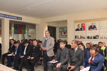 Ucar rayon İcra Hakimiyyəti Başçısı Mənsur Məmmədov 05 noyabr 2025-ci il tarixdə Bağban kəndində səyyar qəbul keçirib