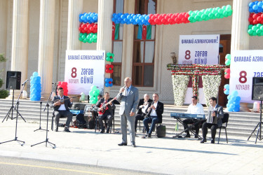 Ucar rayonunda “8 Noyabr - Zəfər Günü” ilə əlaqədar mədəni-kütləvi tədbir keçirildi