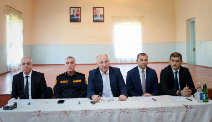 Ucar rayon İcra Hakimiyyəti Başçısı Mənsur Məmmədovun 09 sentyabr 2026-cı il tarixində Ramal kəndində səyyarı qəbulu keçirilib