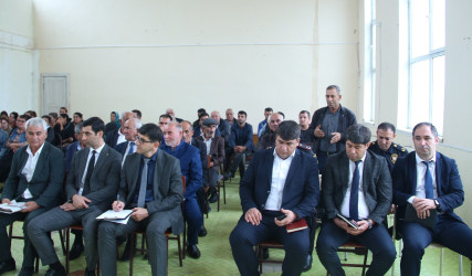 Ucar rayon İcra Hakimiyyəti Başçısı Mənsur Məmmədovun 17 sentyabr 2025-ci il tarixdə Bərgüşad kəndində səyyarı qəbulu keçirildi