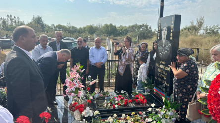 Allahverdi Səfiyevin şəhid olmasının ildönümü ilə əlaqədar məzarı ziyarət olundu