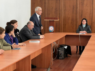 Ucar Rayon İcra Hakimiyyəti Başçısı Aparatının ilk həmkarlar təşkilatının 2017-2023-cü illərdə gördüyü işlər barədə hesabat yığıncağı keçirilmişdir