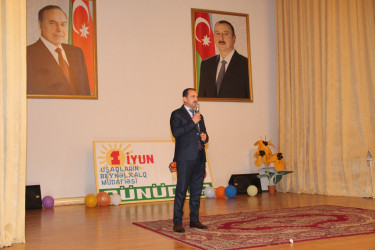 Ucar rayonunda “01 iyun-Uşaqların Beynəlxalq Müdafiəsi Günü”nə həsr olunmuş tədbir keçirildi