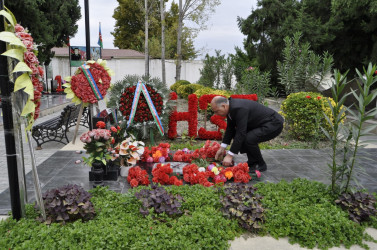 Şəhid Hüseyn Mustafayevin məzarı ziyarət olundu